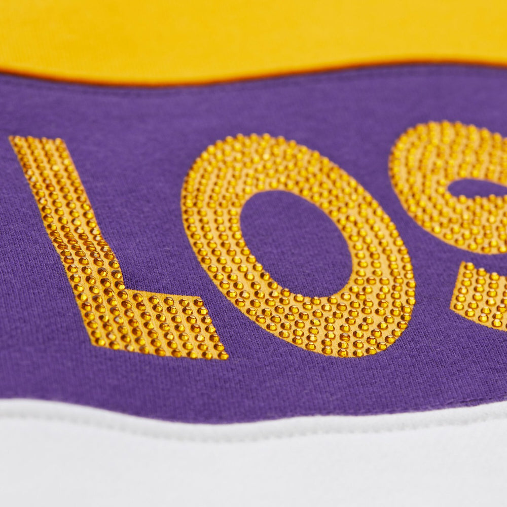 NBA Los Angeles Lakers x DANNIJO Women's Blocked Pullover Sweatshirt