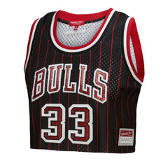 NBA Scottie Pippen Chicago Bulls x DANNIJO Women's Fashion Cropped Basketball Jersey sale