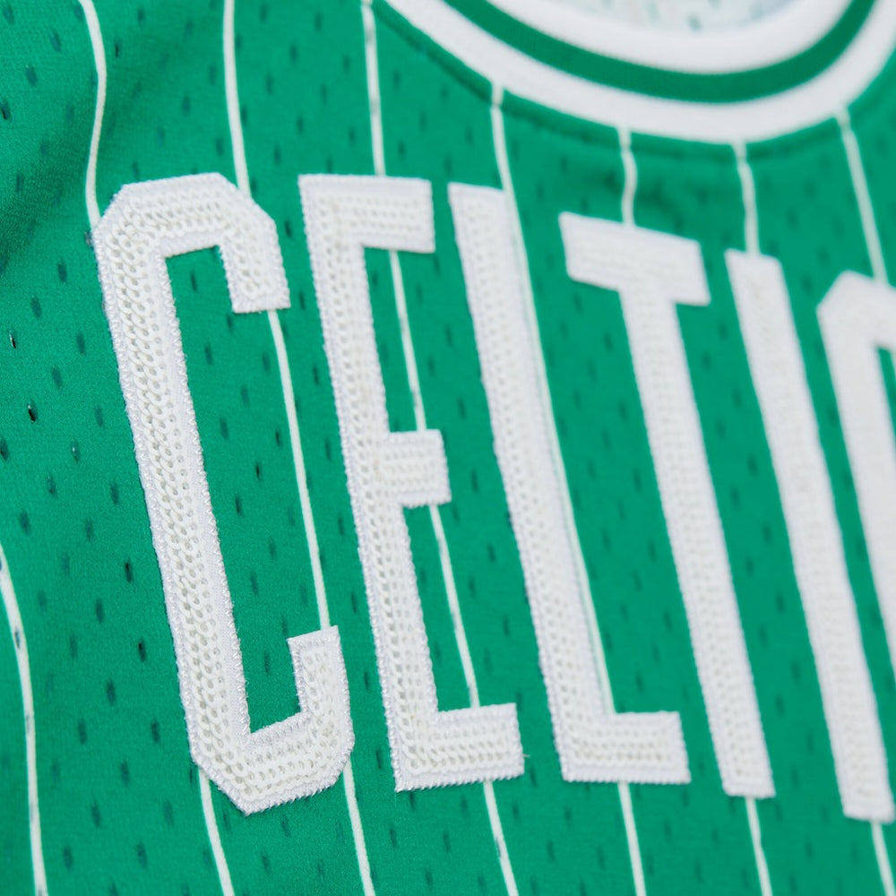 NBA Larry Bird Boston Celtics x DANNIJO Women's Fashion Cropped Basketball Jersey