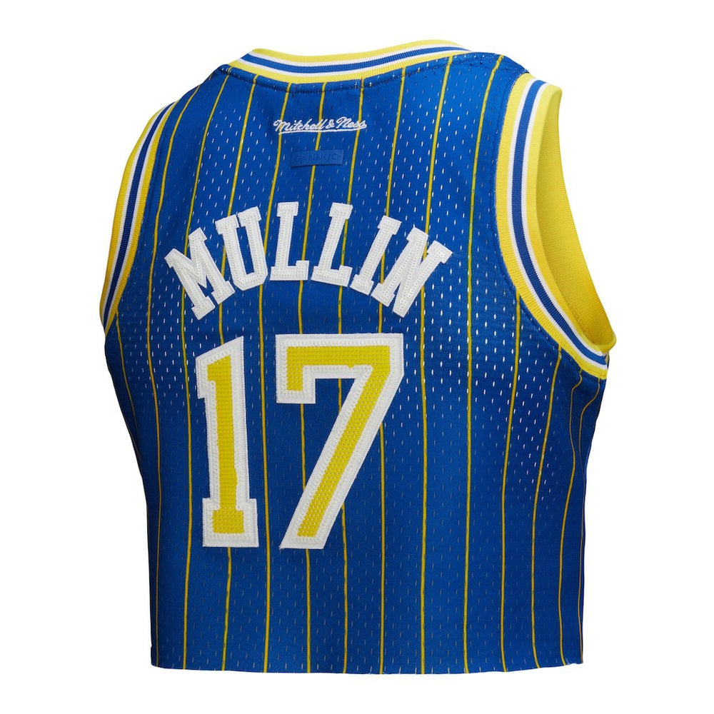NBA Chris Mullin Golden State Warriors x DANNIJO Women's Fashion Cropped Basketball Jersey sale