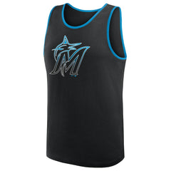MLB Miami Marlins Logo Athletic Unmatched Success Tank Top