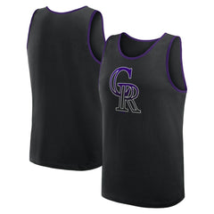 MLB Colorado Rockies Logo Athletic Unmatched Success Tank Top