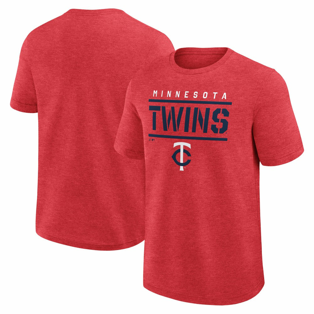 MLB Minnesota Twins Logo Athletic Top Notch T-Shirt