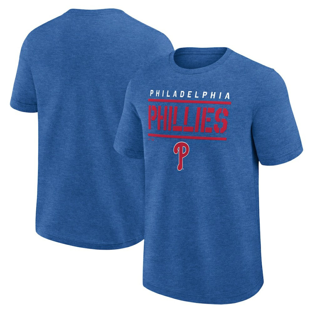 MLB Philadelphia Phillies Logo Athletic Top Notch T-Shirt