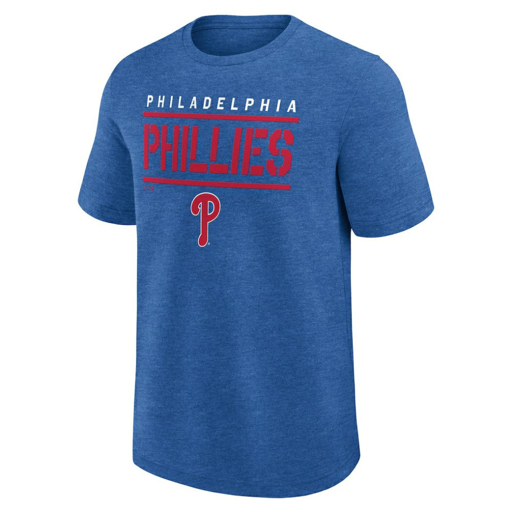 MLB Philadelphia Phillies Logo Athletic Top Notch T-Shirt