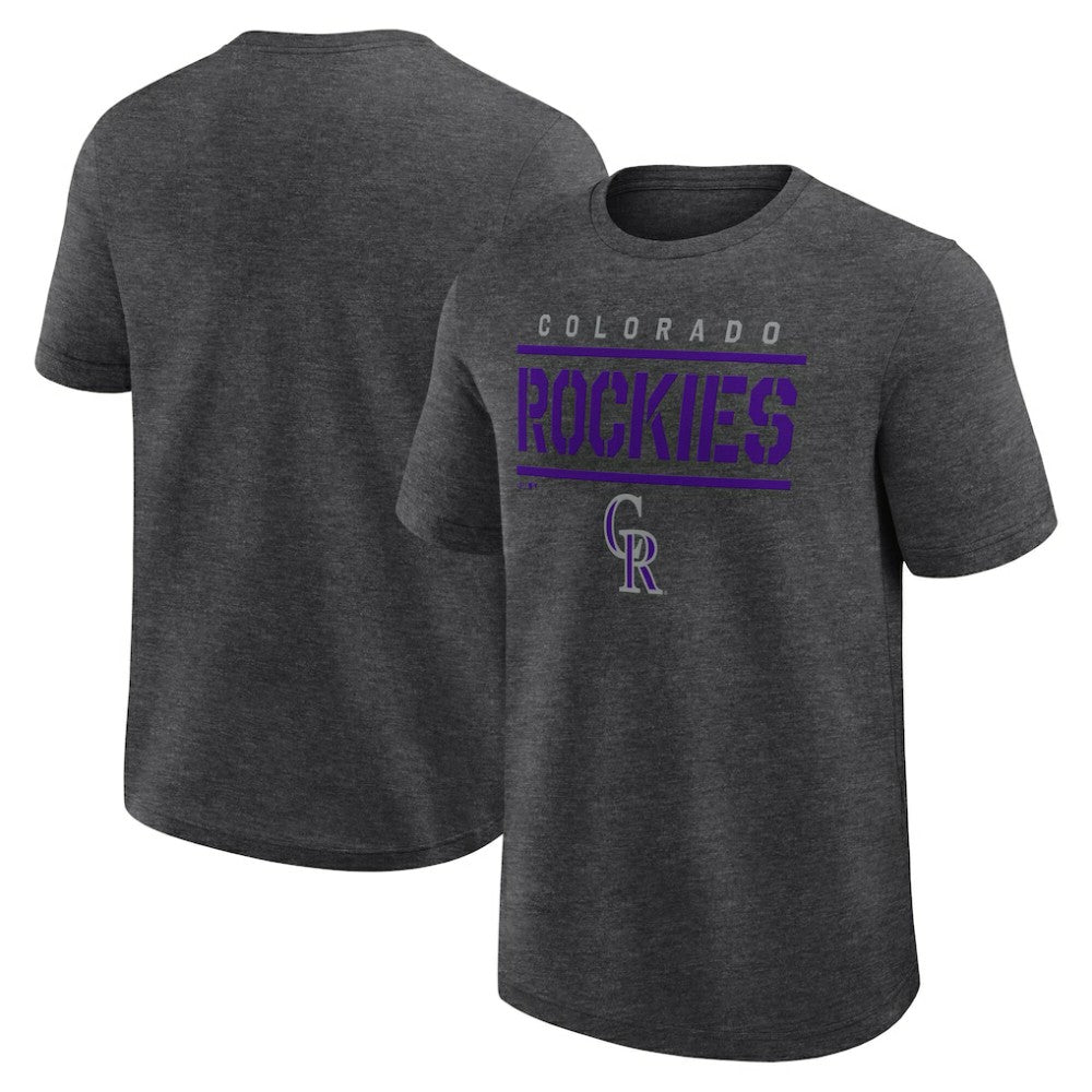 MLB Colorado Rockies Logo Athletic Top Notch T-Shirt