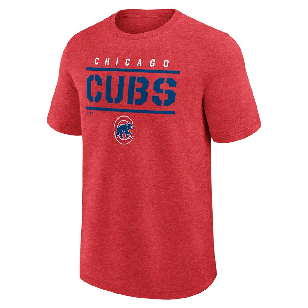 MLB Chicago Cubs Logo Athletic Top Notch T-Shirt