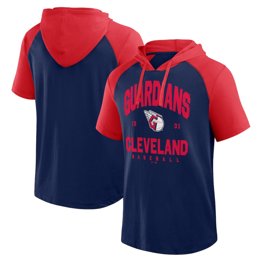 MLB Cleveland Guardians Logo Athletic Prime Hoodie T-Shirt