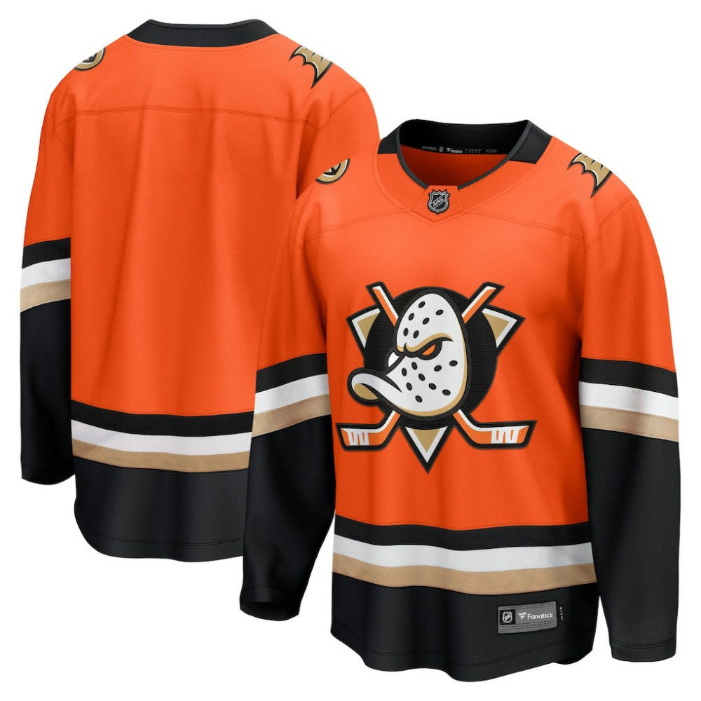 NHL Orange Anaheim Ducks Fanatics Home Breakaway Jersey