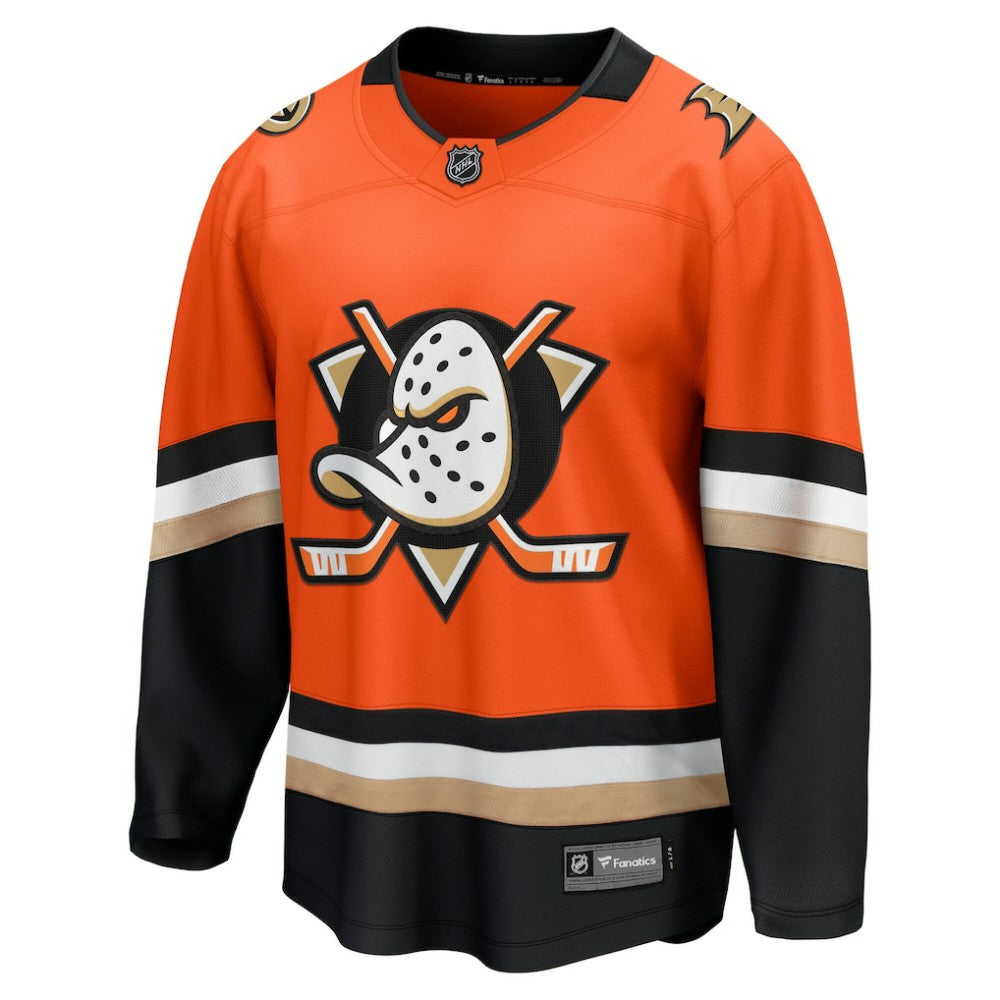 NHL Orange Anaheim Ducks Fanatics Home Breakaway Jersey