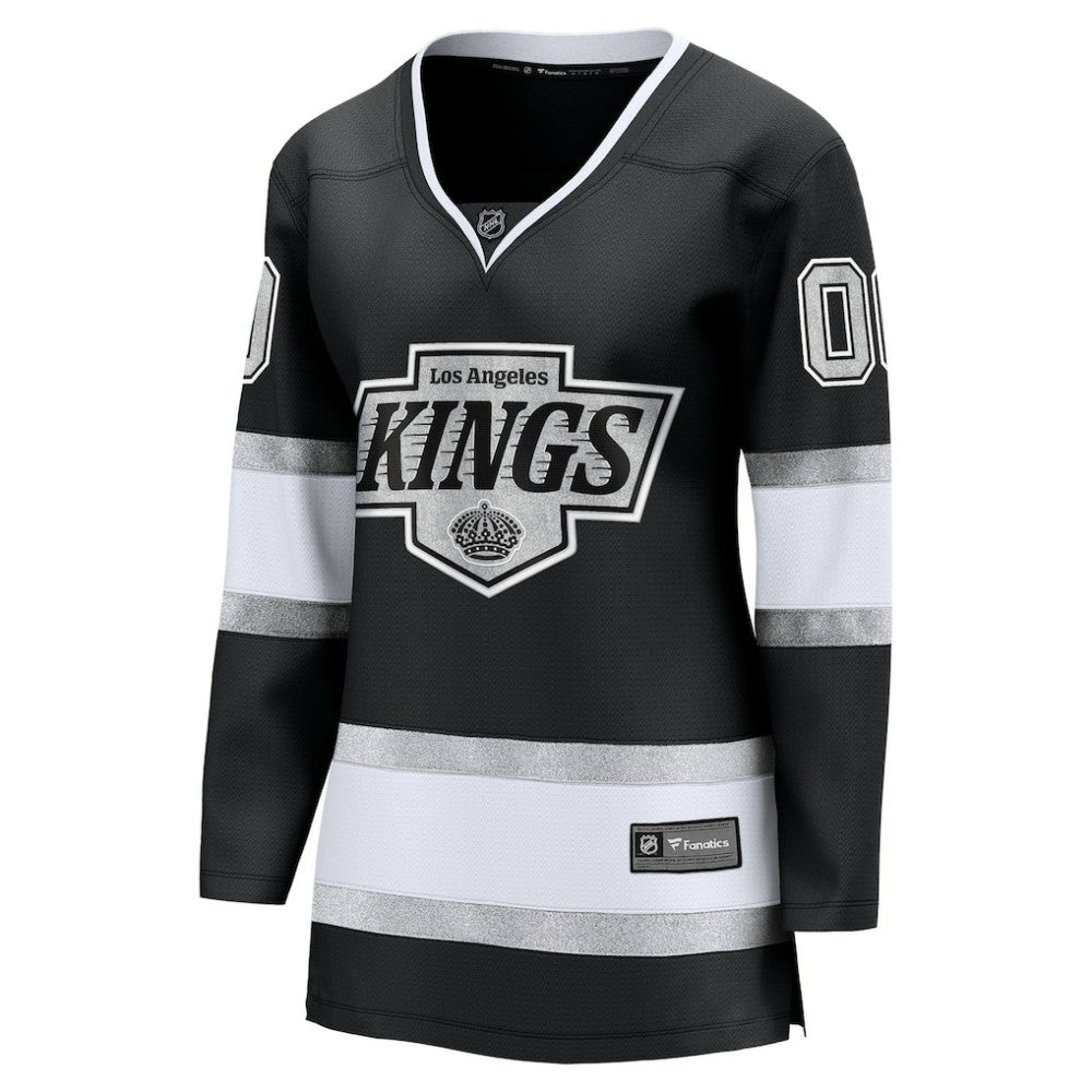 NHL Black Los Angeles Kings Fanatics Women's Home Breakaway Custom Jersey