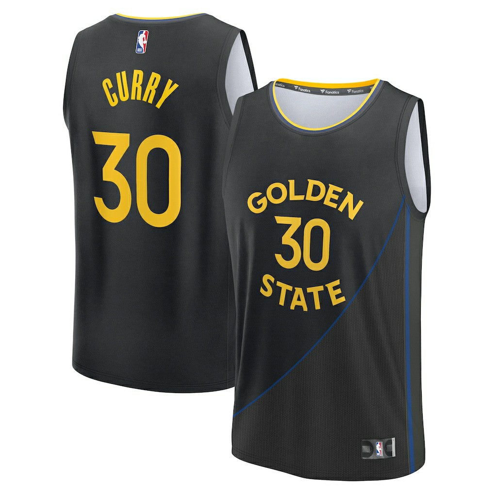 NBA Stephen Curry Golden State Warriors Fast Break Replica Player Jersey sale