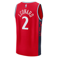 NBA Kawhi Leonard LA Clippers Fast Break Replica Player Jersey