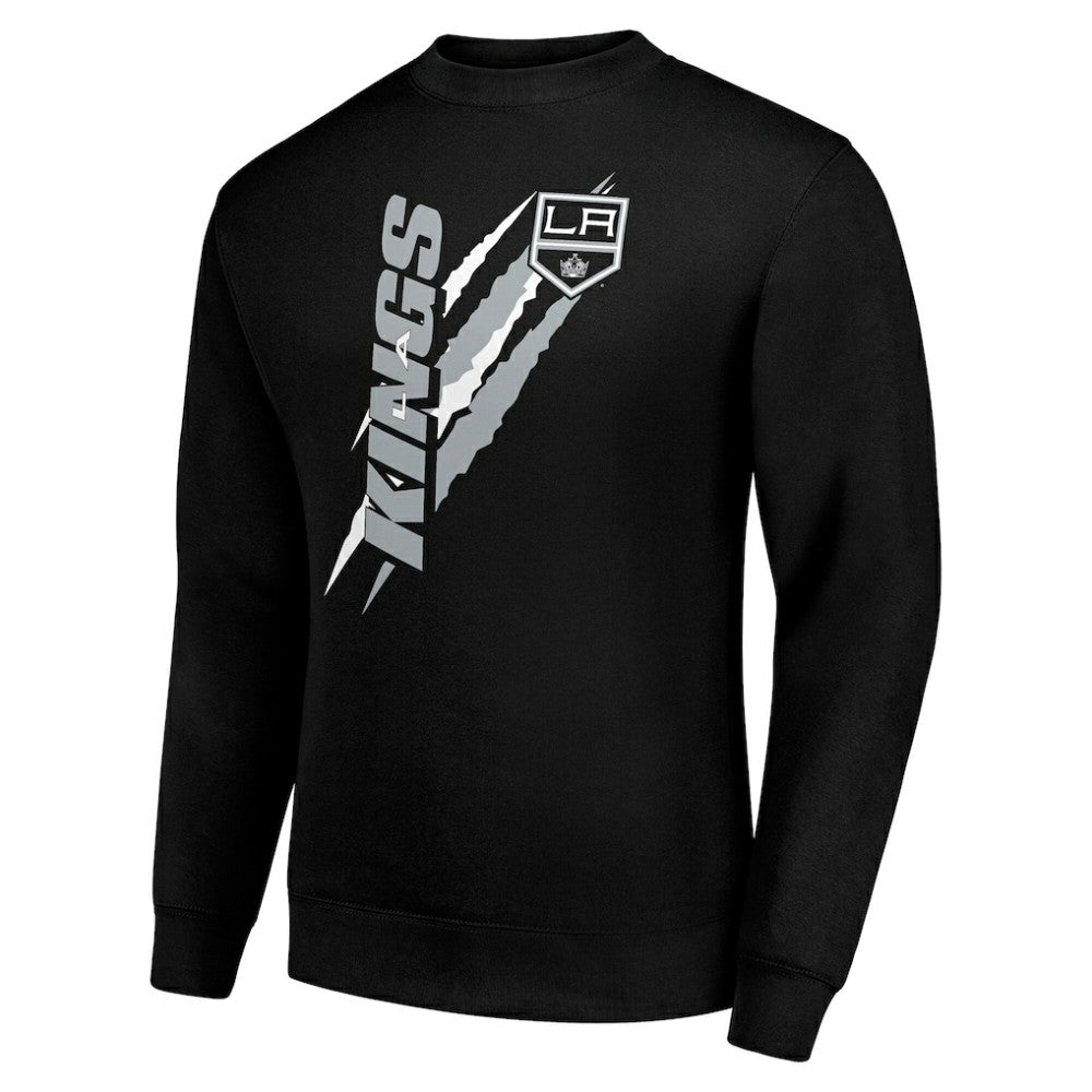 NHL Black Los Angeles Kings Starter Color Scratch Pullover Sweatshirt