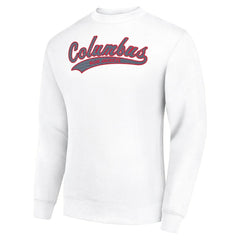 NHL White Columbus Blue Jackets Starter  Tailsweep City Pullover Sweatshirt