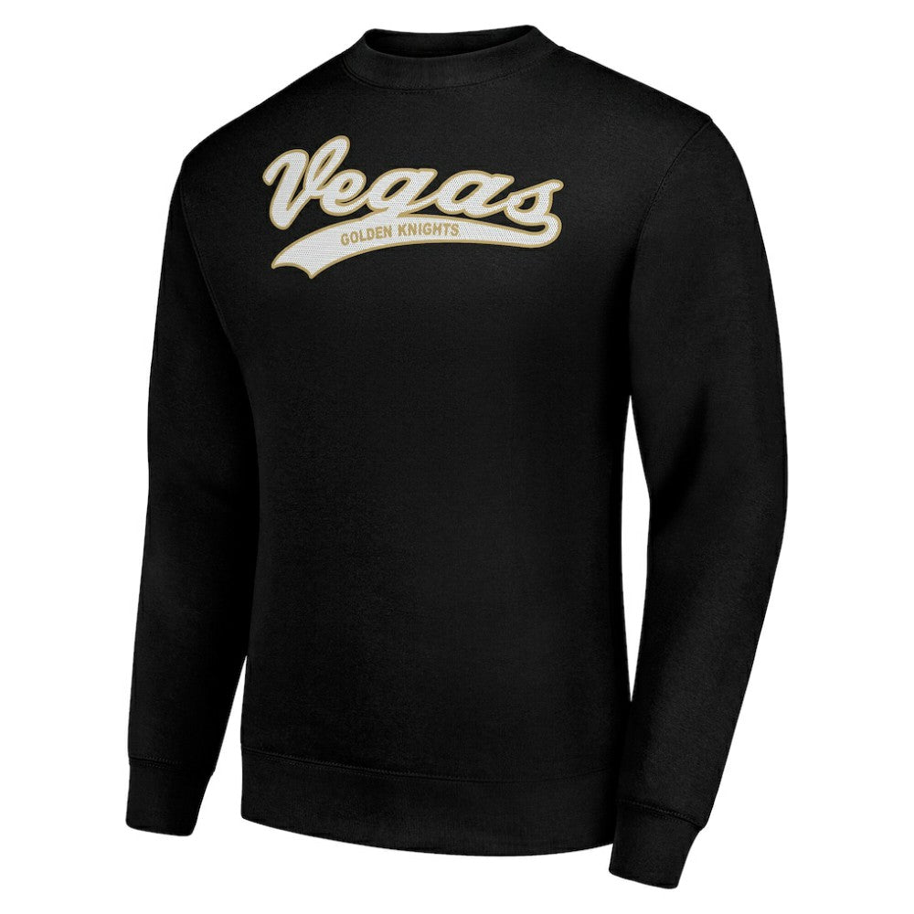 NHL Black Vegas Golden Knights Starter  Tailsweep City Pullover Sweatshirt