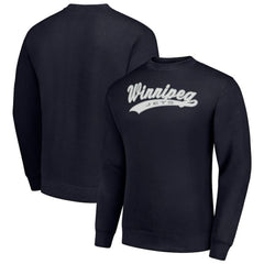 NHL Navy Winnipeg Jets Starter  Tailsweep City Pullover Sweatshirt