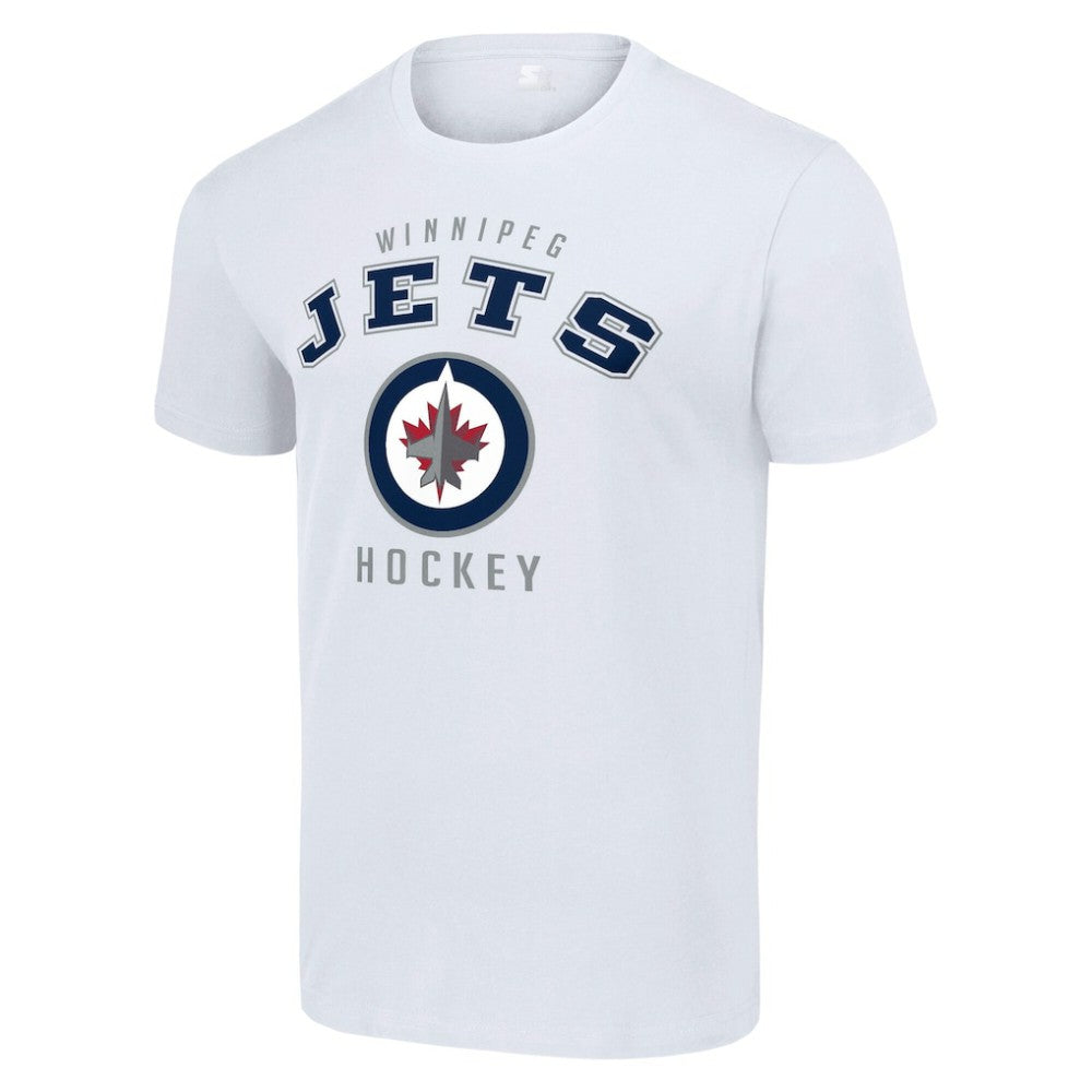 NHL White Winnipeg Jets Starter Logo T-Shirt
