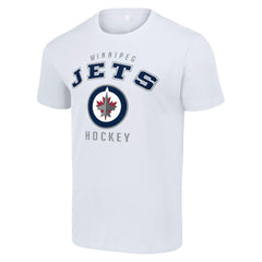 NHL White Winnipeg Jets Starter Logo T-Shirt