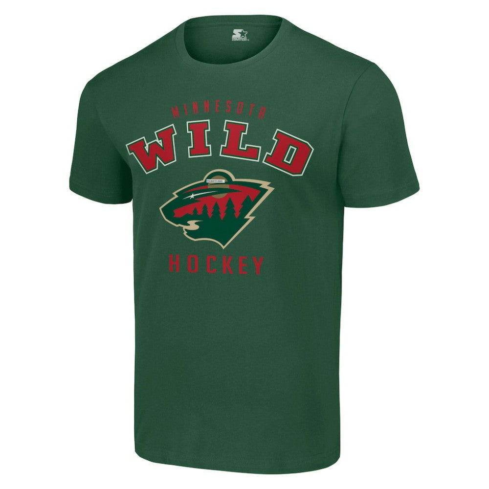 NHL Green Minnesota Wild Starter Logo T-Shirt