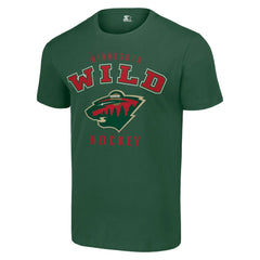 NHL Green Minnesota Wild Starter Logo T-Shirt