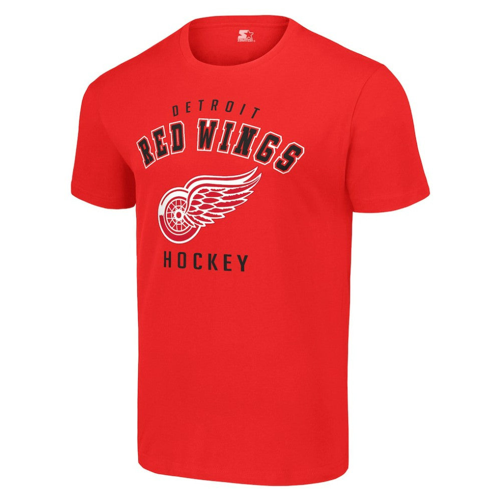 NHL Red Detroit Red Wings Starter Logo T-Shirt