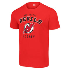 NHL Red New Jersey Devils Starter Logo T-Shirt