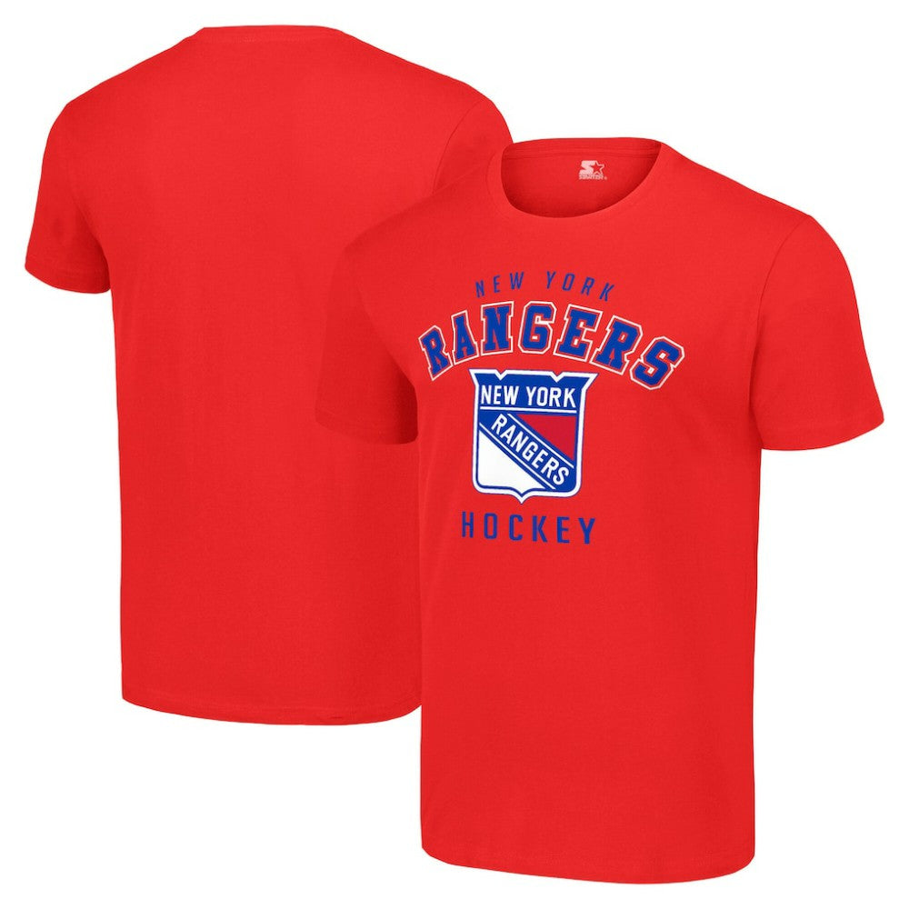 NHL Red New York Rangers Starter Logo T-Shirt