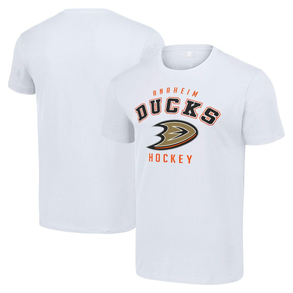 NHL White Anaheim Ducks Starter Logo T-Shirt