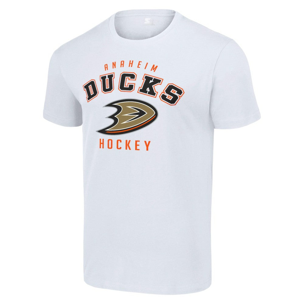 NHL White Anaheim Ducks Starter Logo T-Shirt