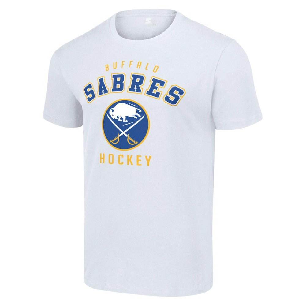 NHL White Buffalo Sabres Starter Logo T-Shirt
