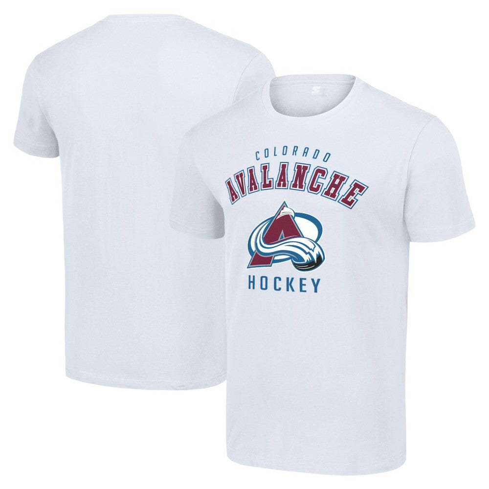 NHL White Colorado Avalanche Starter Logo T-Shirt