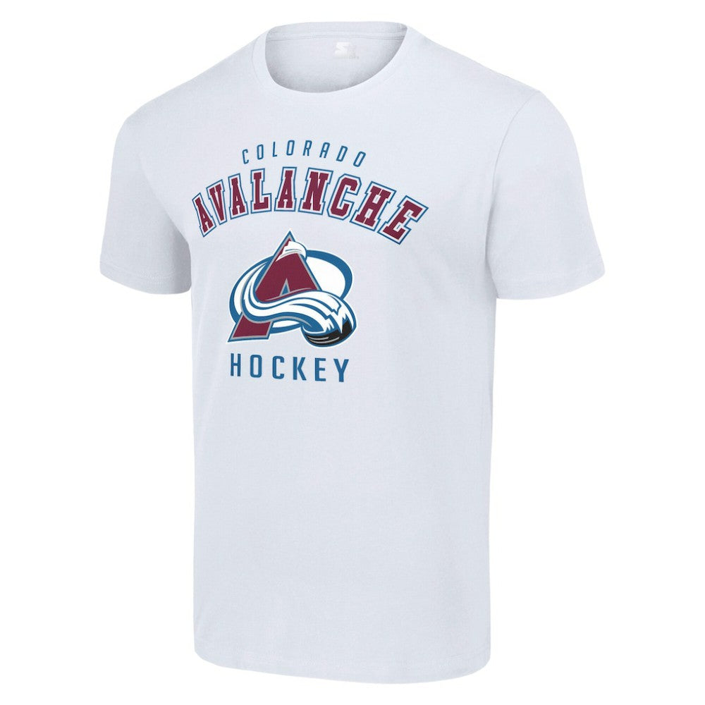 NHL White Colorado Avalanche Starter Logo T-Shirt