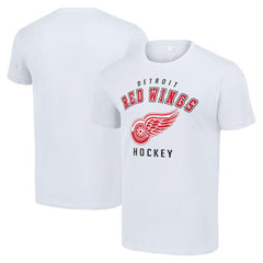 NHL White Detroit Red Wings Starter Logo T-Shirt