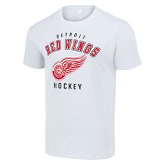 NHL White Detroit Red Wings Starter Logo T-Shirt