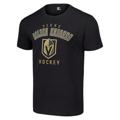 NHL Black Vegas Golden Knights Starter Logo T-Shirt