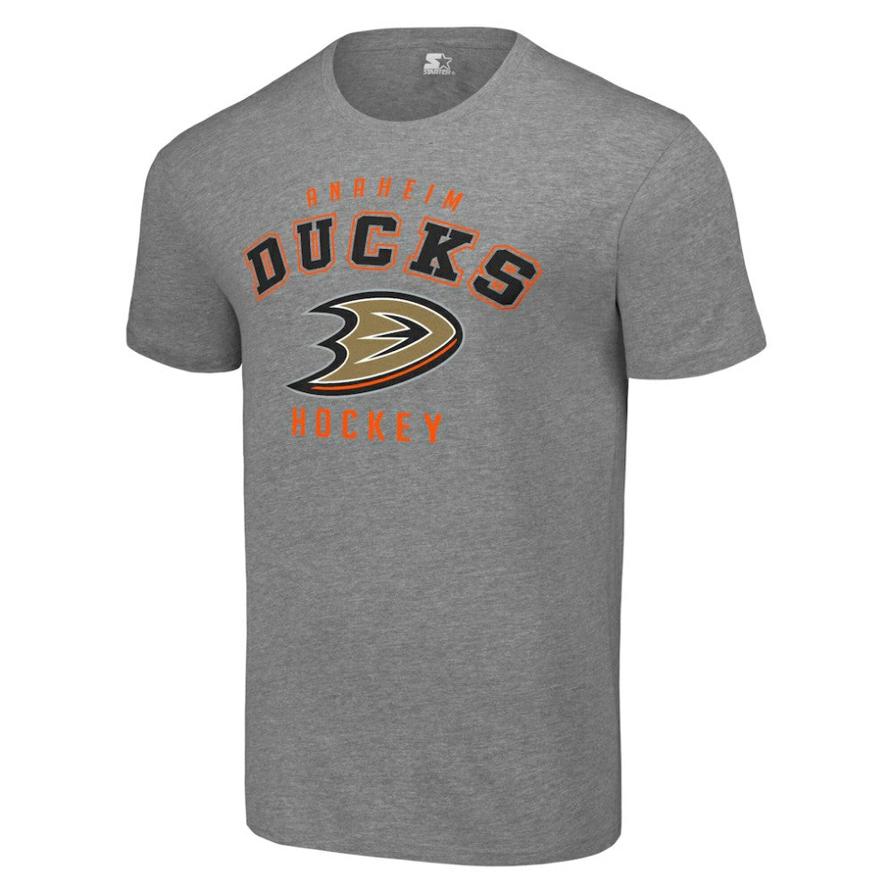 NHL Heather Gray Anaheim Ducks Starter Logo T-Shirt