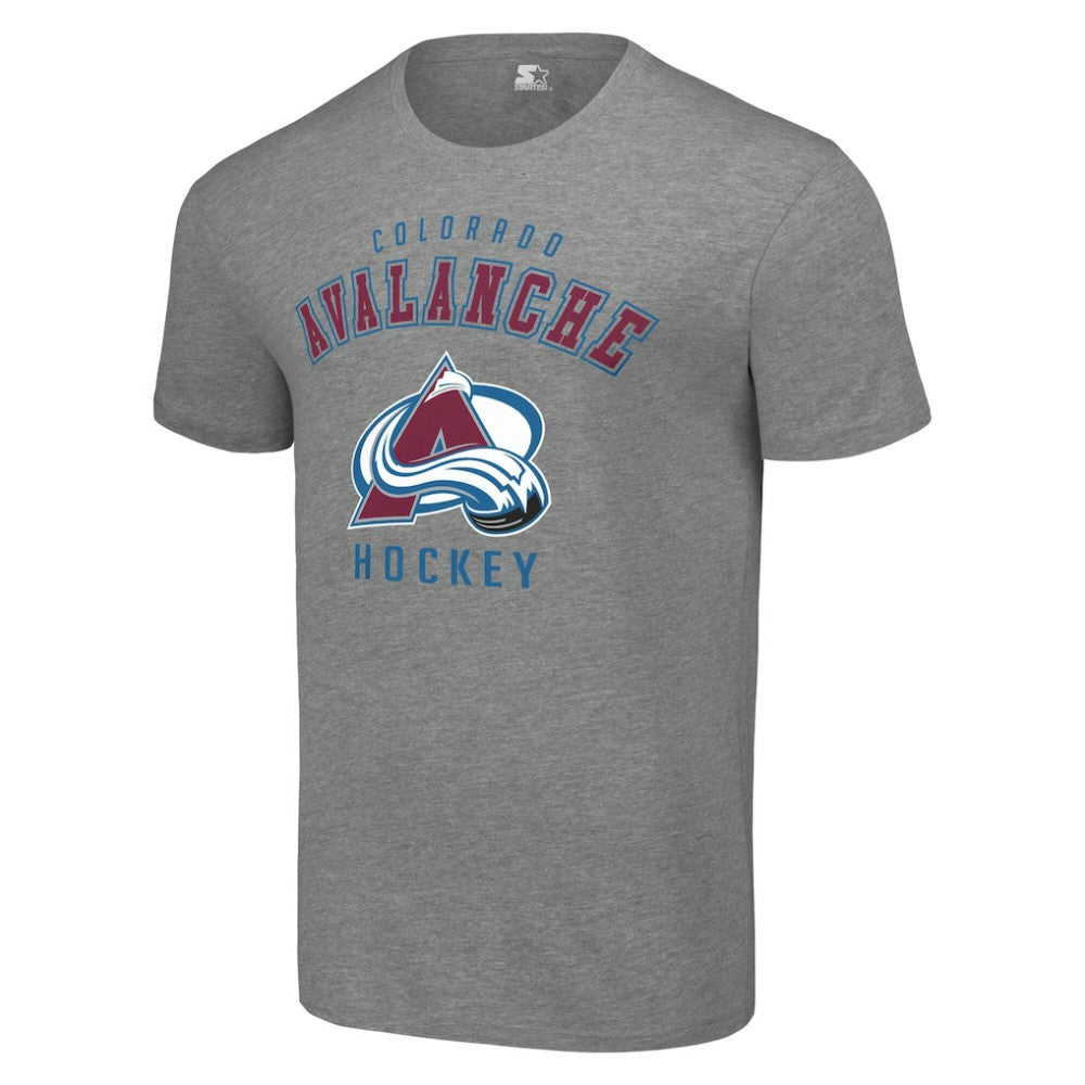 NHL Heather Gray Colorado Avalanche Starter Logo T-Shirt