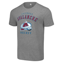NHL Heather Gray Colorado Avalanche Starter Logo T-Shirt