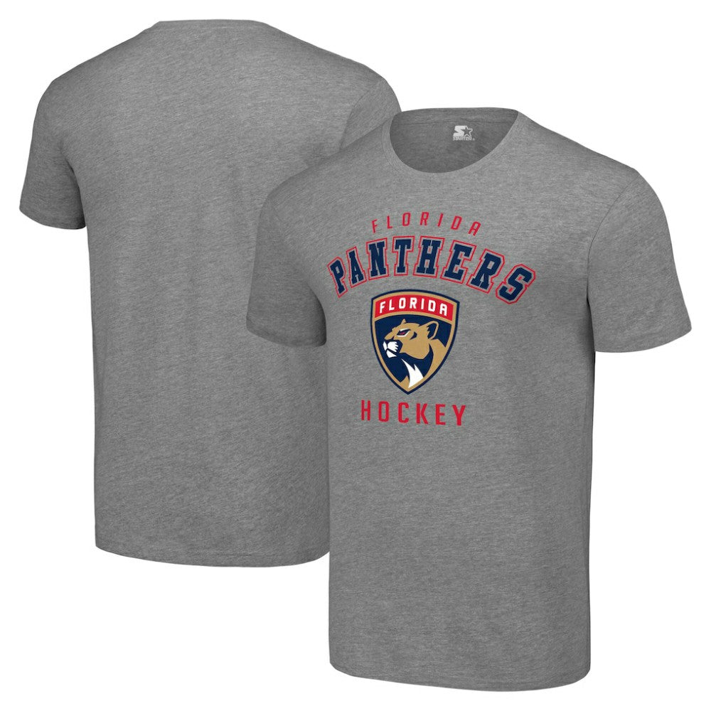 NHL Heather Gray Florida Panthers Starter Logo T-Shirt