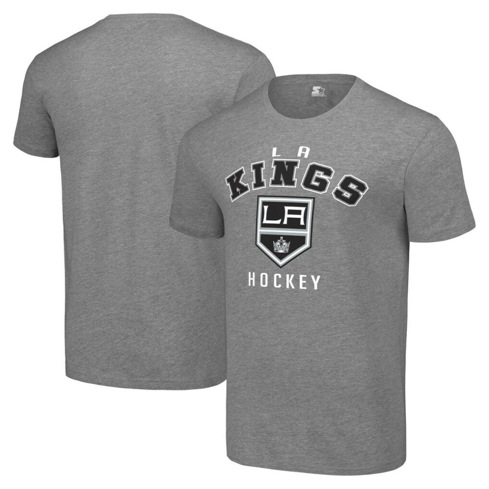 NHL Heather Gray Los Angeles Kings Starter Logo T-Shirt