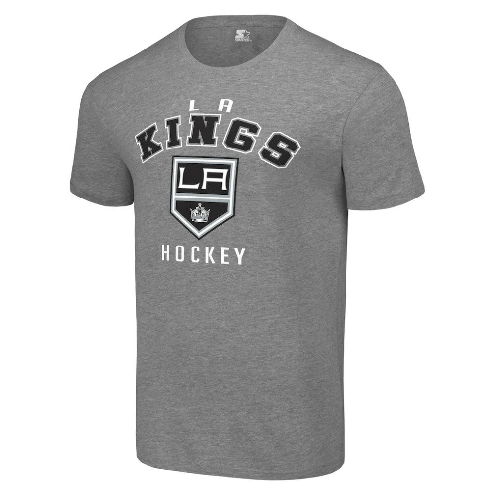 NHL Heather Gray Los Angeles Kings Starter Logo T-Shirt