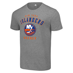NHL Heather Gray New York Islanders Starter Logo T-Shirt