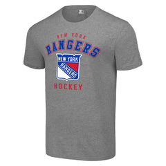 NHL Heather Gray New York Rangers Starter Logo T-Shirt