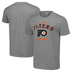 NHL Heather Gray Philadelphia Flyers Starter Logo T-Shirt