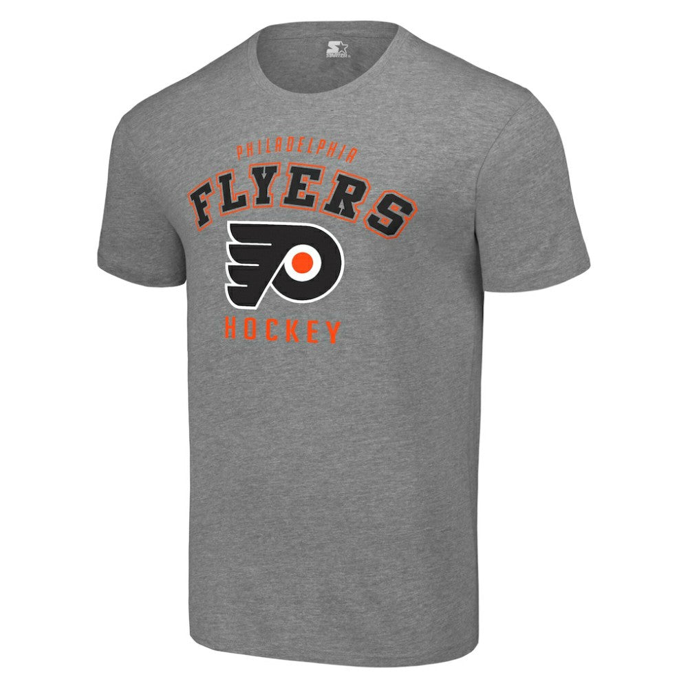 NHL Heather Gray Philadelphia Flyers Starter Logo T-Shirt