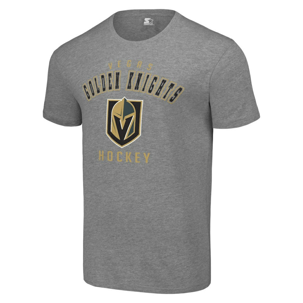 NHL Heather Gray Vegas Golden Knights Starter Logo T-Shirt