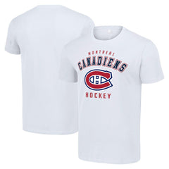 NHL White Montreal Canadiens Starter Logo T-Shirt