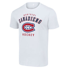 NHL White Montreal Canadiens Starter Logo T-Shirt