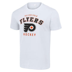 NHL White Philadelphia Flyers Starter Logo T-Shirt